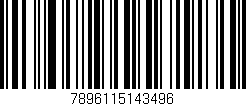 Código de barras (EAN, GTIN, SKU, ISBN): '7896115143496'