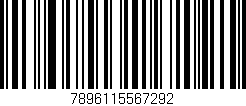 Código de barras (EAN, GTIN, SKU, ISBN): '7896115567292'