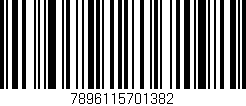 Código de barras (EAN, GTIN, SKU, ISBN): '7896115701382'