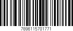 Código de barras (EAN, GTIN, SKU, ISBN): '7896115701771'