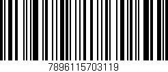 Código de barras (EAN, GTIN, SKU, ISBN): '7896115703119'