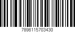Código de barras (EAN, GTIN, SKU, ISBN): '7896115703430'