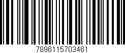 Código de barras (EAN, GTIN, SKU, ISBN): '7896115703461'
