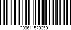 Código de barras (EAN, GTIN, SKU, ISBN): '7896115703591'