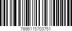 Código de barras (EAN, GTIN, SKU, ISBN): '7896115703751'