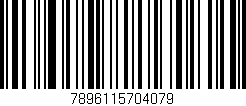 Código de barras (EAN, GTIN, SKU, ISBN): '7896115704079'