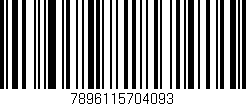 Código de barras (EAN, GTIN, SKU, ISBN): '7896115704093'