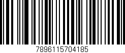 Código de barras (EAN, GTIN, SKU, ISBN): '7896115704185'