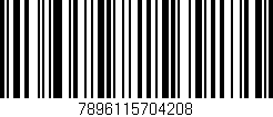 Código de barras (EAN, GTIN, SKU, ISBN): '7896115704208'