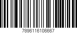 Código de barras (EAN, GTIN, SKU, ISBN): '7896116106667'