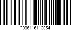 Código de barras (EAN, GTIN, SKU, ISBN): '7896116113054'