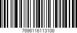 Código de barras (EAN, GTIN, SKU, ISBN): '7896116113108'