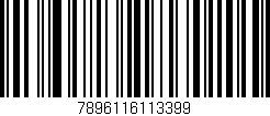 Código de barras (EAN, GTIN, SKU, ISBN): '7896116113399'