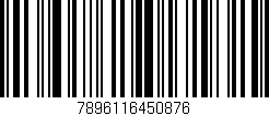 Código de barras (EAN, GTIN, SKU, ISBN): '7896116450876'