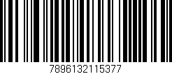 Código de barras (EAN, GTIN, SKU, ISBN): '7896132115377'