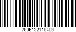 Código de barras (EAN, GTIN, SKU, ISBN): '7896132118408'