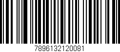 Código de barras (EAN, GTIN, SKU, ISBN): '7896132120081'