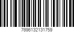 Código de barras (EAN, GTIN, SKU, ISBN): '7896132131759'