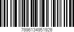 Código de barras (EAN, GTIN, SKU, ISBN): '7896134951928'