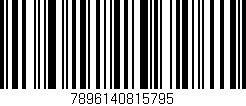 Código de barras (EAN, GTIN, SKU, ISBN): '7896140815795'