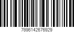 Código de barras (EAN, GTIN, SKU, ISBN): '7896142676929'