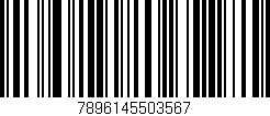 Código de barras (EAN, GTIN, SKU, ISBN): '7896145503567'