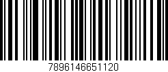 Código de barras (EAN, GTIN, SKU, ISBN): '7896146651120'