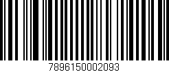 Código de barras (EAN, GTIN, SKU, ISBN): '7896150002093'