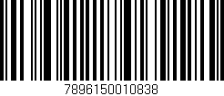 Código de barras (EAN, GTIN, SKU, ISBN): '7896150010838'
