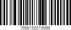 Código de barras (EAN, GTIN, SKU, ISBN): '7896150010999'