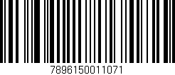 Código de barras (EAN, GTIN, SKU, ISBN): '7896150011071'