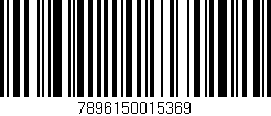 Código de barras (EAN, GTIN, SKU, ISBN): '7896150015369'