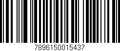 Código de barras (EAN, GTIN, SKU, ISBN): '7896150015437'