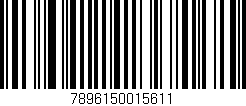 Código de barras (EAN, GTIN, SKU, ISBN): '7896150015611'