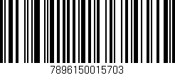 Código de barras (EAN, GTIN, SKU, ISBN): '7896150015703'