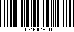 Código de barras (EAN, GTIN, SKU, ISBN): '7896150015734'