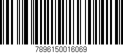 Código de barras (EAN, GTIN, SKU, ISBN): '7896150016069'