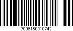 Código de barras (EAN, GTIN, SKU, ISBN): '7896150018742'