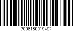 Código de barras (EAN, GTIN, SKU, ISBN): '7896150019497'