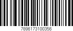 Código de barras (EAN, GTIN, SKU, ISBN): '7896173100356'