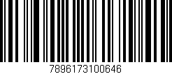 Código de barras (EAN, GTIN, SKU, ISBN): '7896173100646'