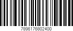 Código de barras (EAN, GTIN, SKU, ISBN): '7896176802400'