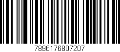 Código de barras (EAN, GTIN, SKU, ISBN): '7896176807207'