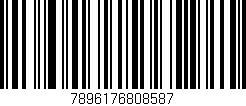 Código de barras (EAN, GTIN, SKU, ISBN): '7896176808587'