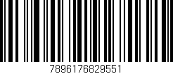 Código de barras (EAN, GTIN, SKU, ISBN): '7896176829551'