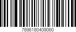 Código de barras (EAN, GTIN, SKU, ISBN): '7896180409060'
