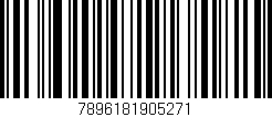 Código de barras (EAN, GTIN, SKU, ISBN): '7896181905271'
