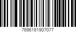 Código de barras (EAN, GTIN, SKU, ISBN): '7896181907077'