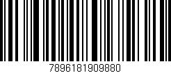 Código de barras (EAN, GTIN, SKU, ISBN): '7896181909880'