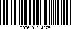 Código de barras (EAN, GTIN, SKU, ISBN): '7896181914075'